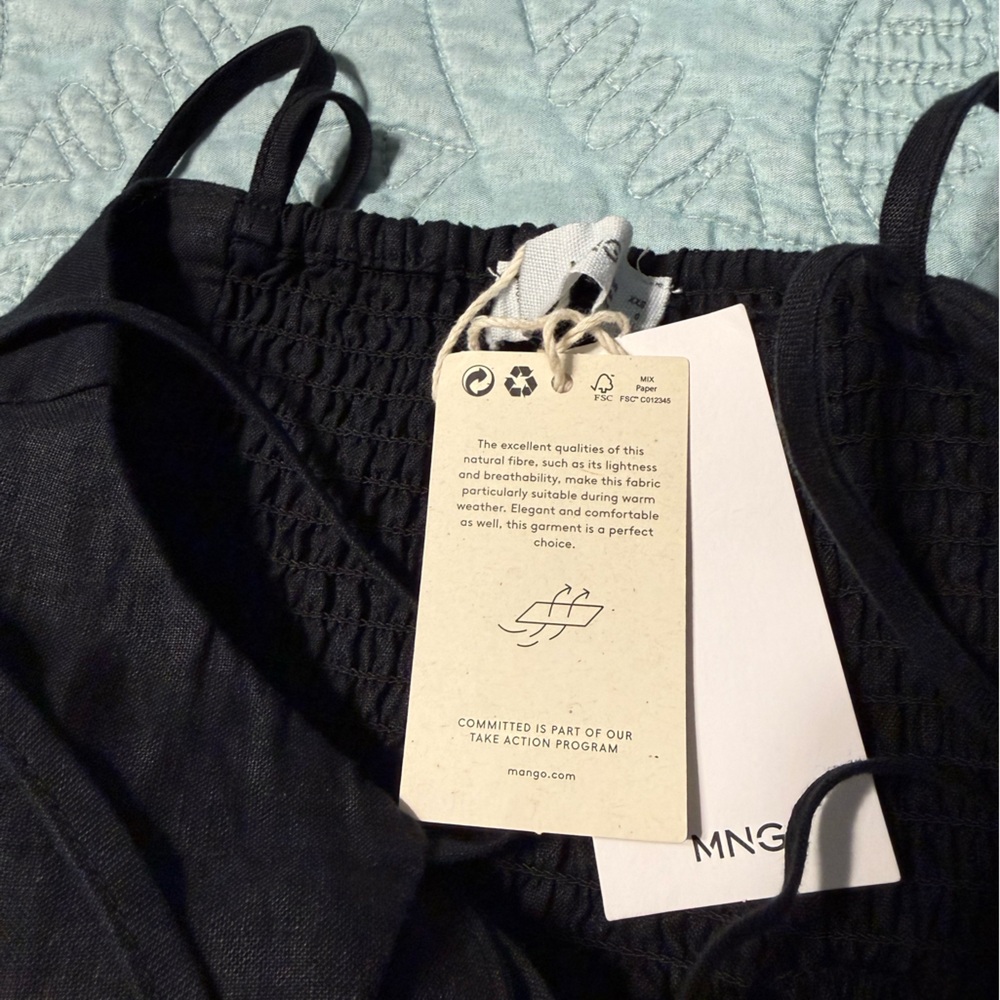 Mango Black Strappy Maxi Dress - Picture 7 of 12